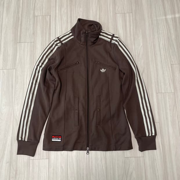 아디다스 트레포일 브라운 져지 M