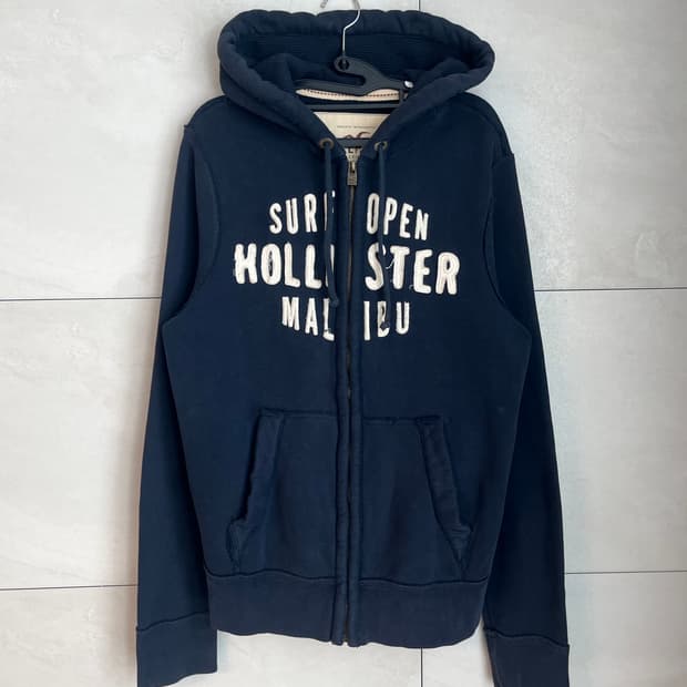 홀리스터 스펠 로고 후드집업 네이비 [M]