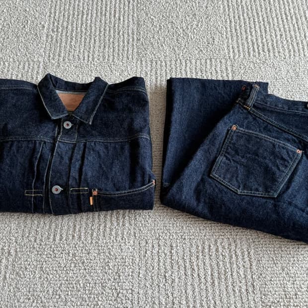 [40, 31] 그라프제로 graphzero 복각 데님 셋업