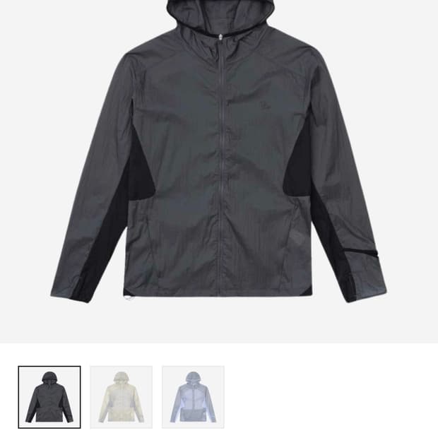 산산기어 Air Dash Jacket Charcoal 24ss 2size