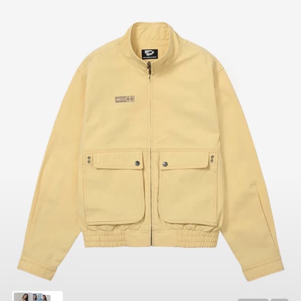웰빙익스프레스 Washed Cotton Jacket Butter
