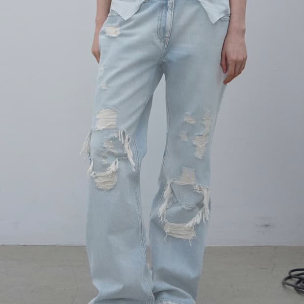 LCDC 워시드 팬츠 DISTRESSED WASHED DENIM