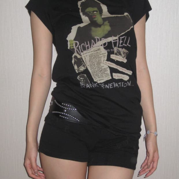 Hysteric Glamour x Richard Hell punk t