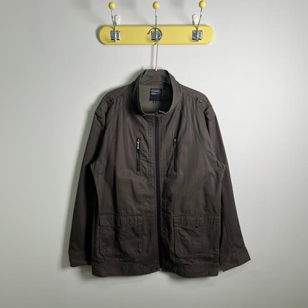 splendid satisfaction 카키 코튼 밀리터리 자켓 3XL