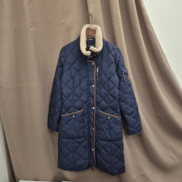 랄프로렌 다운 퀄팅 롱 코트 2XS