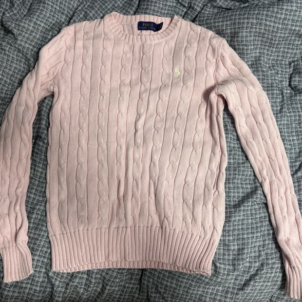 (택포) Polo Ralph Lauren 폴로 니트 핑크 xs