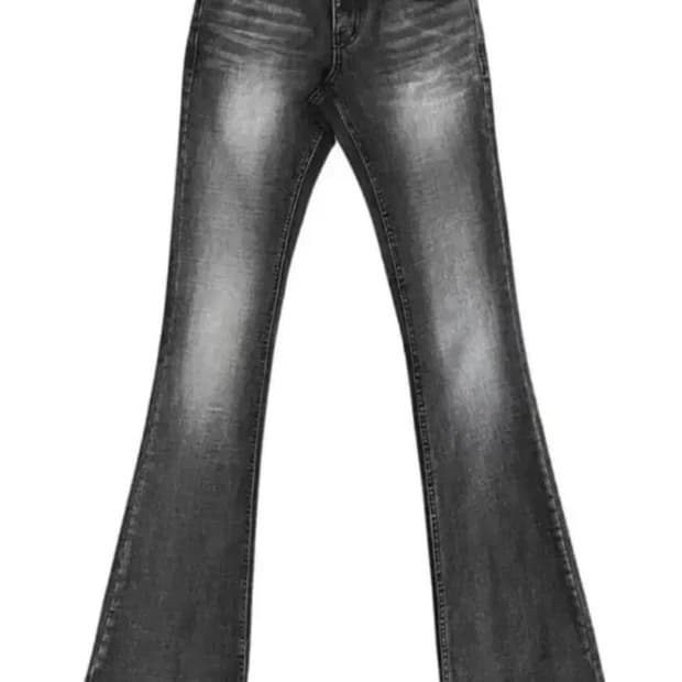 보헤미안서울 부츠컷 데님 그레이 L