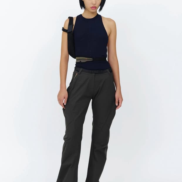 Hyein Seo Crescent Knit Top w/ Waist Bag