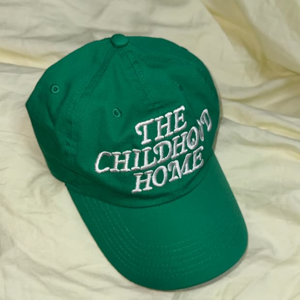 더차일드후드홈 그린 볼캡