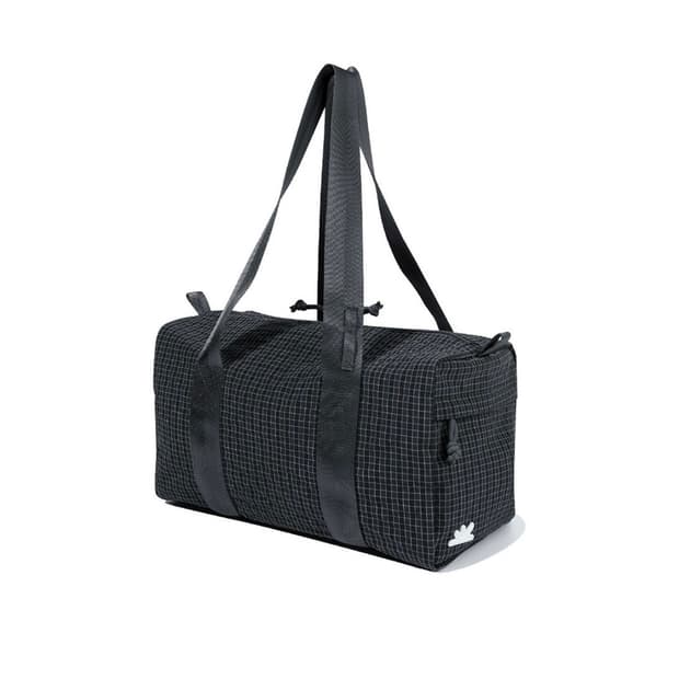 썬러브 더플백 Micro Duffle bag black Grid