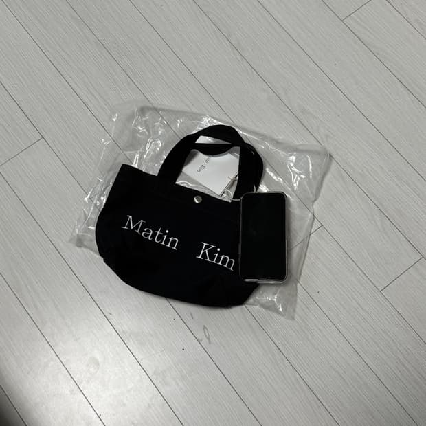 플리마켓🔥 마뗑킴 캔버스 미니 토트백