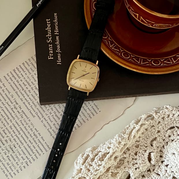 오메가 드빌 스퀘어 남성 시계 /정품감정 . 오버홀