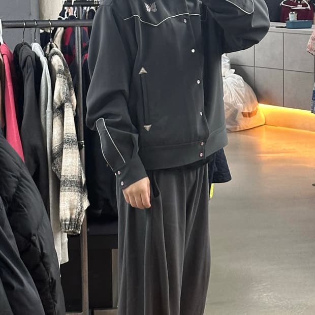 니들스 웨스턴 카우보이 파이핑 자켓 