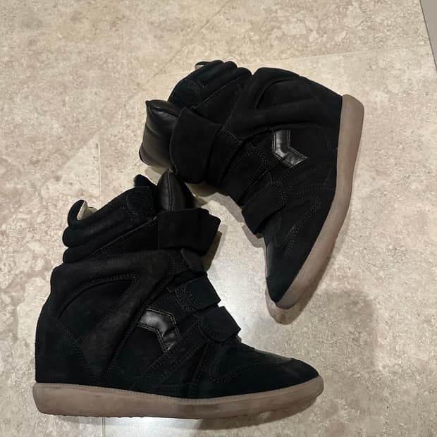 이자벨마랑 베켓 스니커즈 37 블랙 풀박