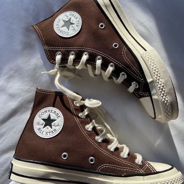 (새상품)컨버스 척70 하이 다크 루트 브라운 265사이즈