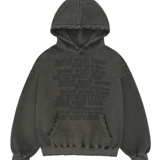 마이딥블루메모리즈(mbdm) 빈티지 후드티