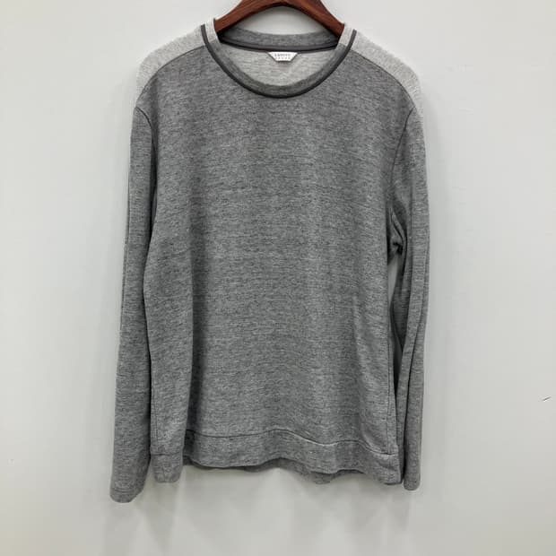 랑방 그레이 코튼 롱슬리브 105