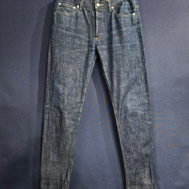 A.P.C 아페쎄 네이비 남성 슬림핏 허리 30 데님팬츠 