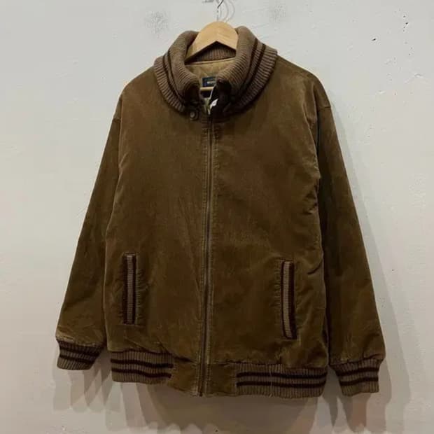 울리치 이너퀄팅 코듀로이 카라 자켓 블루종 L