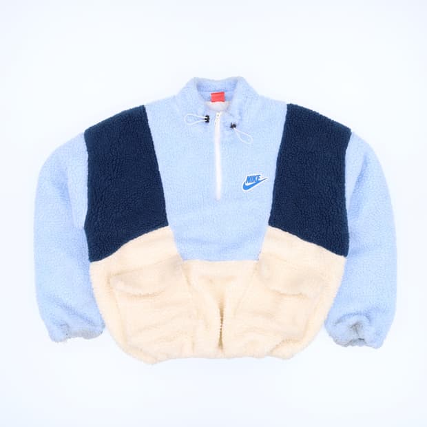 [2XL정도] 나이키 셰르파 플리스 반집업 티셔츠 3836