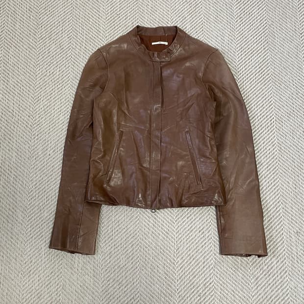 Ships 쉽스 양가죽 페이딩 레더자켓 