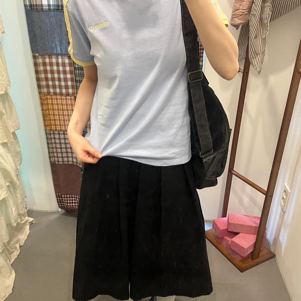 아디다스 스카이블루 옐로우 반팔