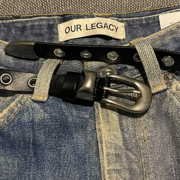 스터드 소가죽벨트