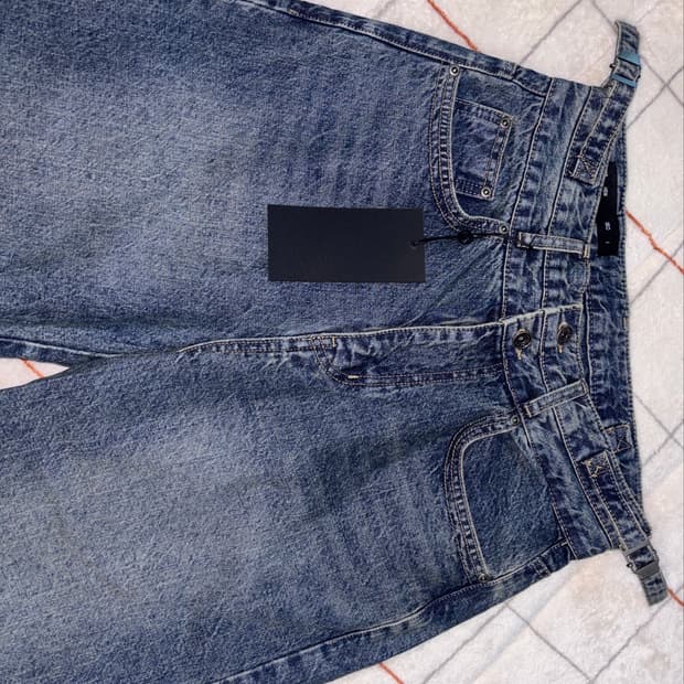 보헤미안서울 데님 DOUBLE-WAISTED WIDE JEAN, BLUE