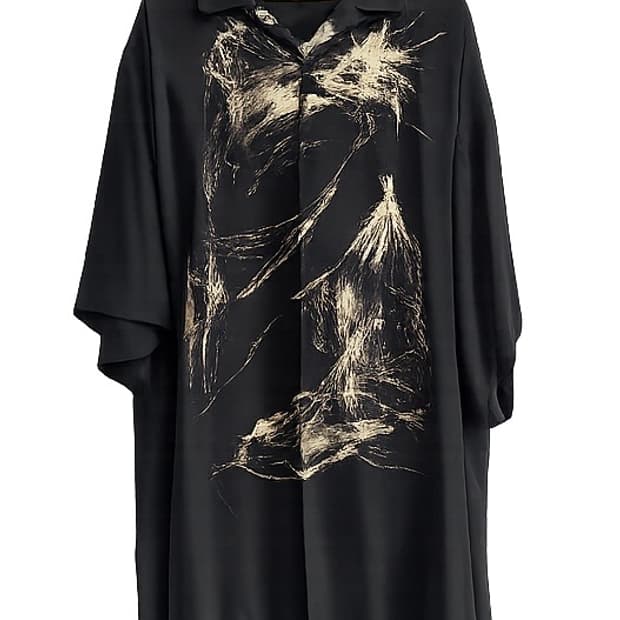 Yohji Yamamoto pour Homme 실크 셔츠
