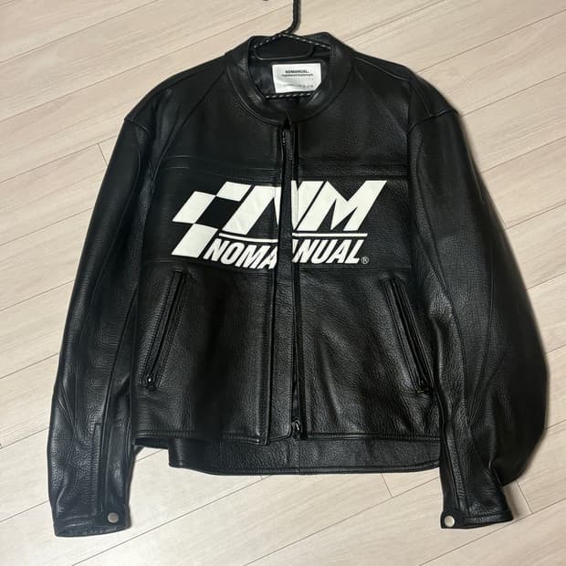 노매뉴얼 레이싱 레더자켓 L