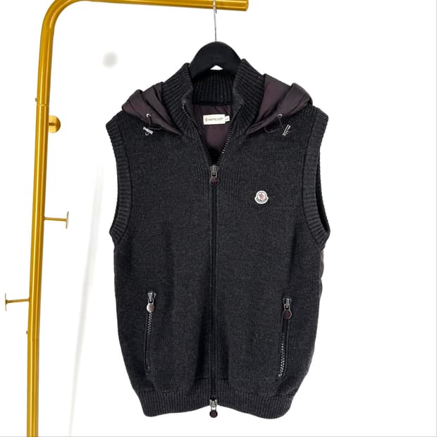 [L사이즈] 몽클레어 니트 패딩 조끼 베스트 