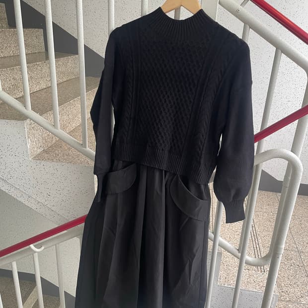 black dress