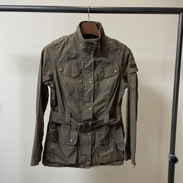 (M) Barour 바버 x 브롬튼 코튼 인터네셔널 자켓