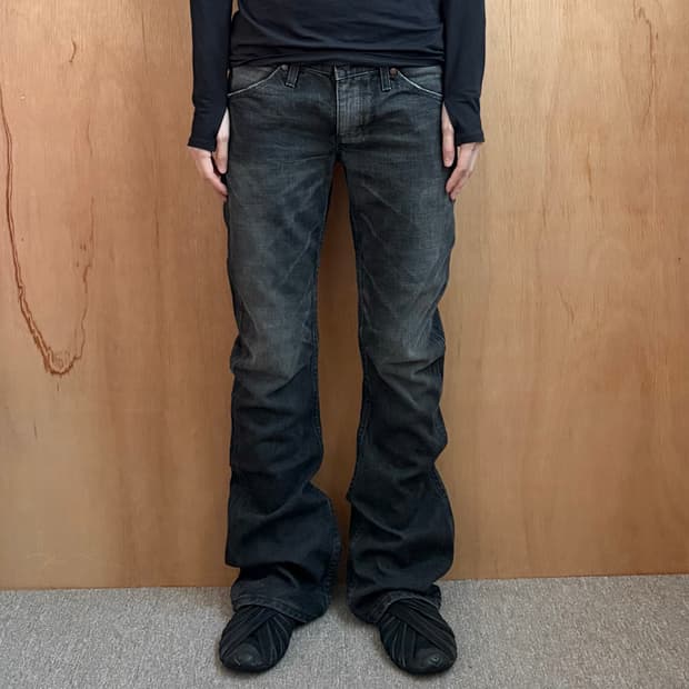 AKM X Wrangler 바나나 데님 팬츠