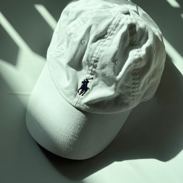 폴로 x 무신사 화이트 치노 볼캡
