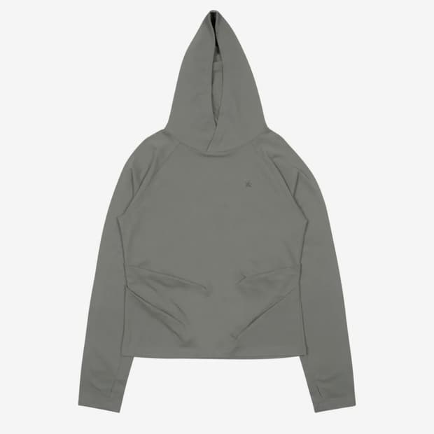 더콜디스트모먼트 후드티 롱 슬리브 그레이