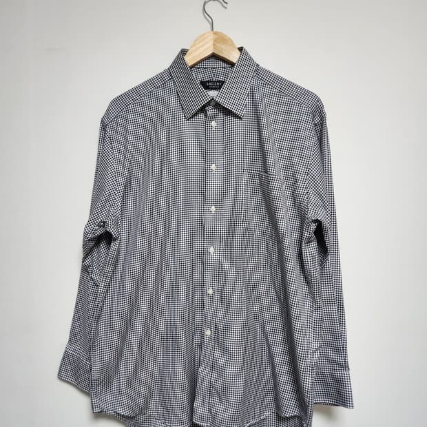 요지야마모토 Y'SACCS 하운드투스 셔츠 L - S190