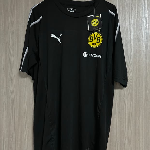 퓨마 도르트문트 반팔트레이닝 택미제거 새상품 XL