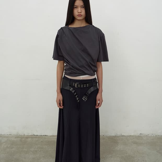 Lcdc tm 엘씨디씨 티엠 스트라이프 롱 스커트 ss