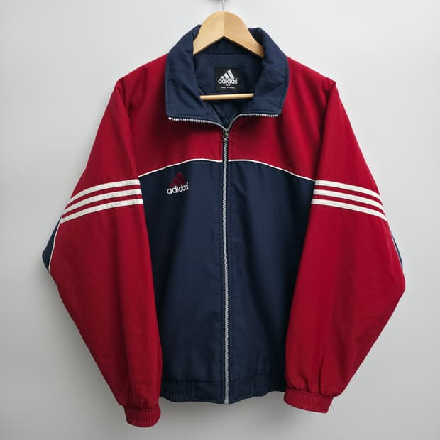 [XL] 90's 아디다스 올드스쿨 바람막이