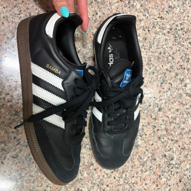 아디다스 삼바 OG 블랙 화이트 검 250