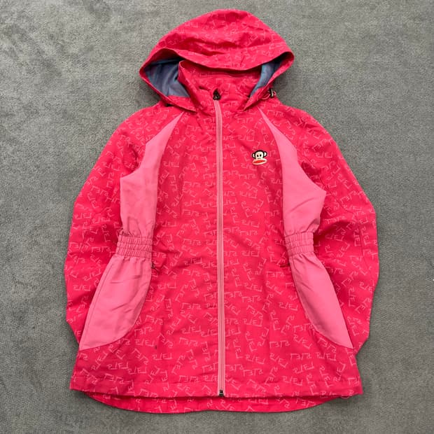 90 폴프랭크 핑크 바람막이 점퍼