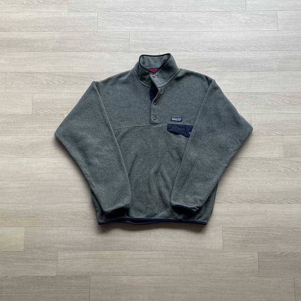 파타고니아 신칠라 니켈 네이비 그레이 플리스 patagonia