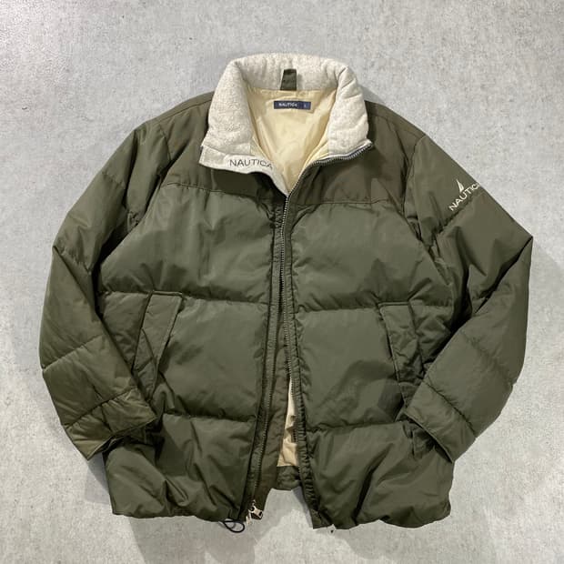 [L] Nautica 노티카 카키 투웨이 덕다운 패딩