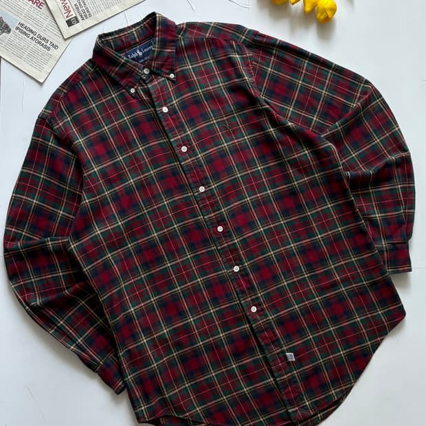 Polo 폴로랄프로렌 타탄 체크 셔츠