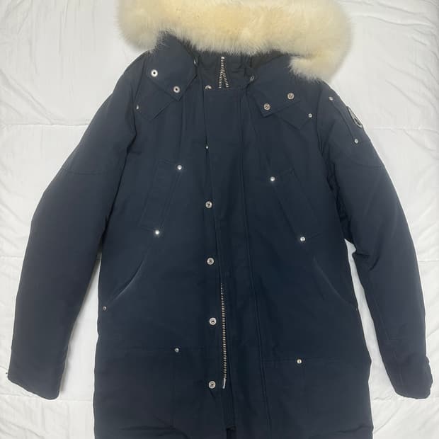 18FW 무스너클 스틸링 폭스 퍼 패딩