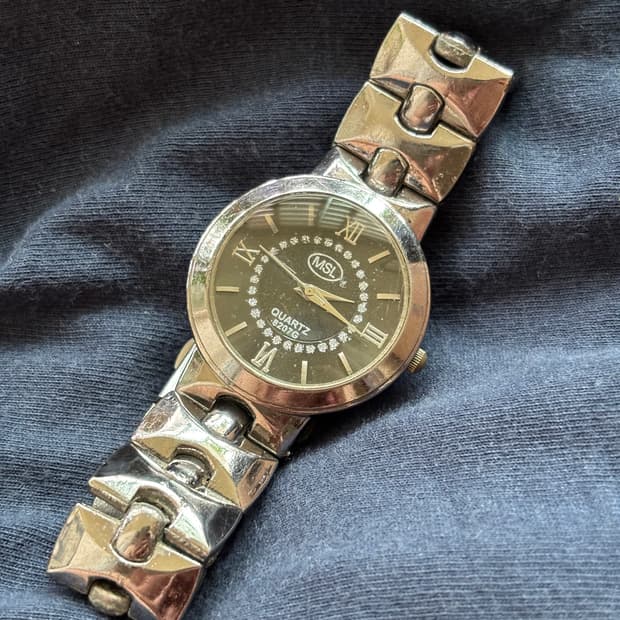 vintage msl metal watch