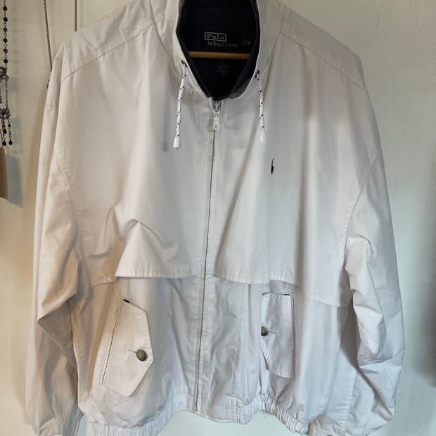 USA 폴로 랄프로렌 화이트 바람막이