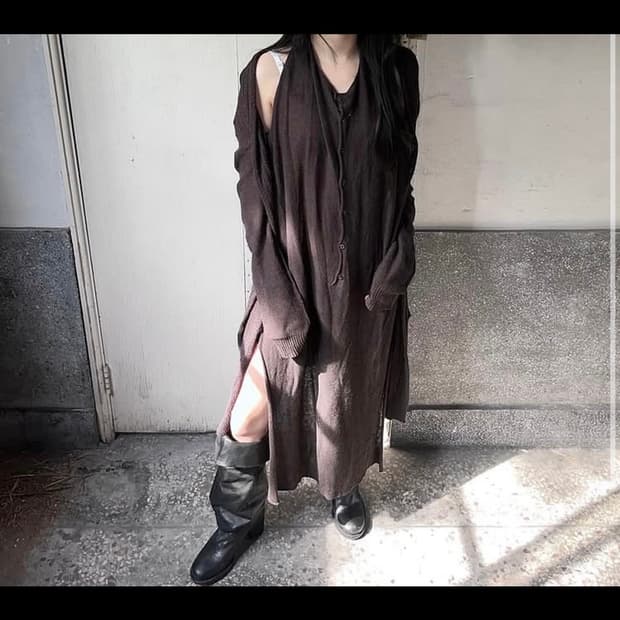 Yohji Yamamoto 원피스 가디건
