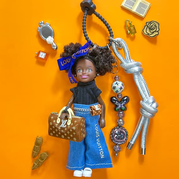 (24)바비키링 정품USA 마텔사 바비인형 커스텀키링